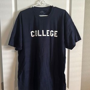 New COLLEGE tshirt
